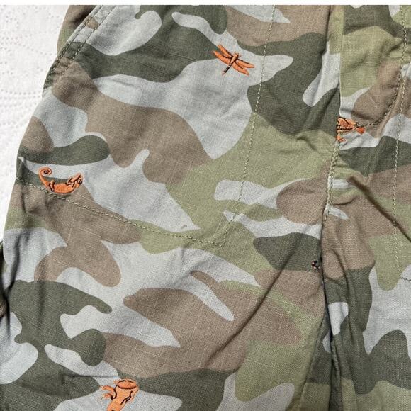 Mini Boden Camo Animal Shorts Size 7 - Picture 4 of 5